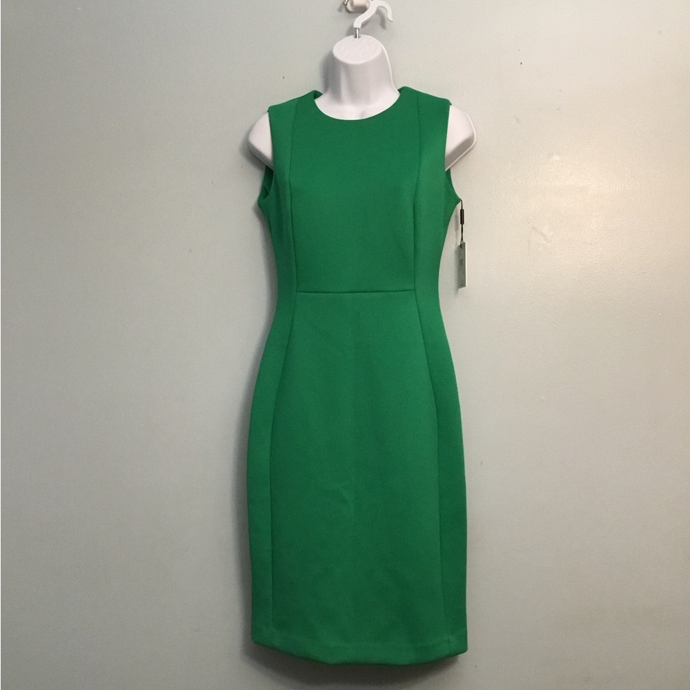 Calvin Klein Green Sleeveless Dress Size 4